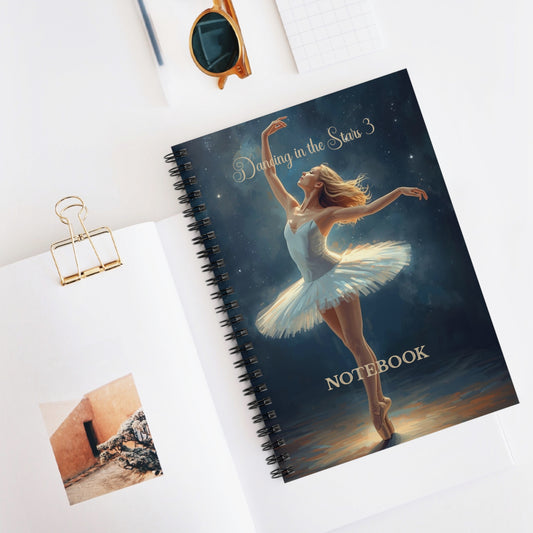 Dancing in the Stars 3 Spiral Notebook - Ruled Line