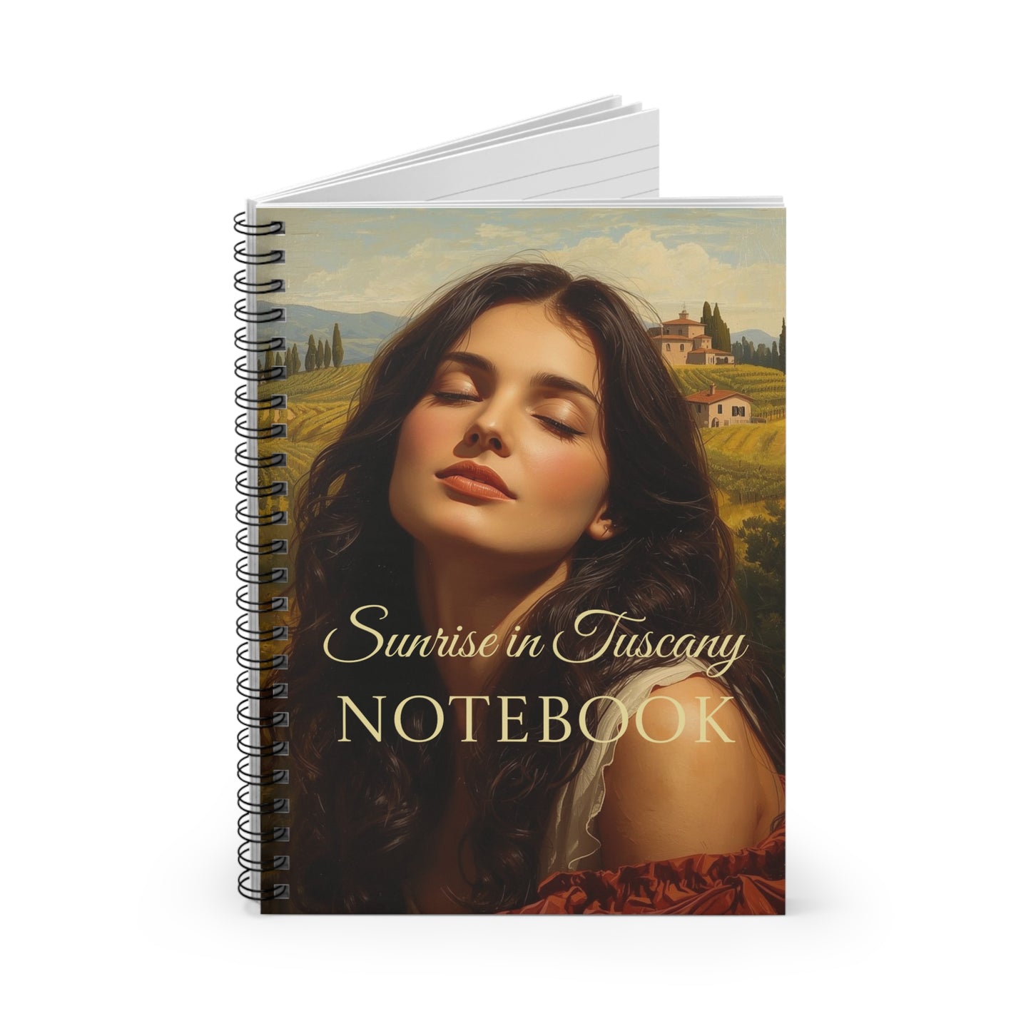 Sunrise in Tuscany Spiral Notebook - Ruled Line