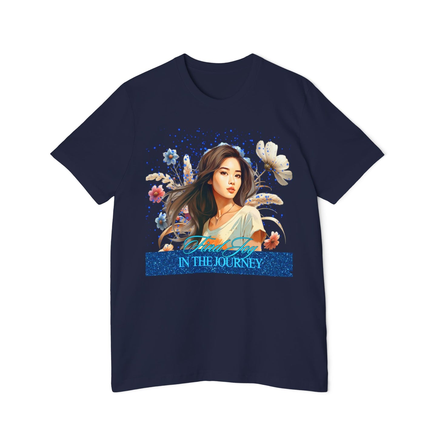 Portrait Graphic T-Shirt — "In The Journey" Floral Portrait Tee