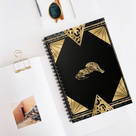Leopard Ambition Spiral Notebook - Ruled Line