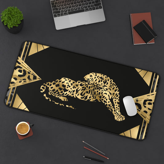 Leopard Ambition Desk Mat