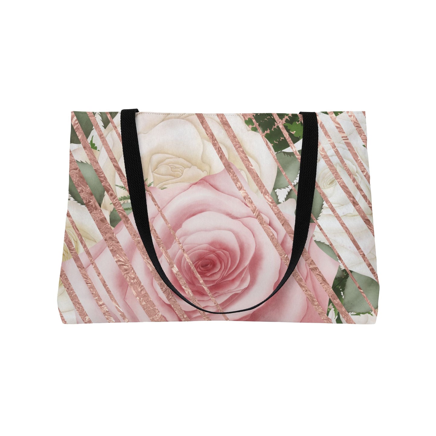 Kissed by a Rose Gold Weekender Tote Bag