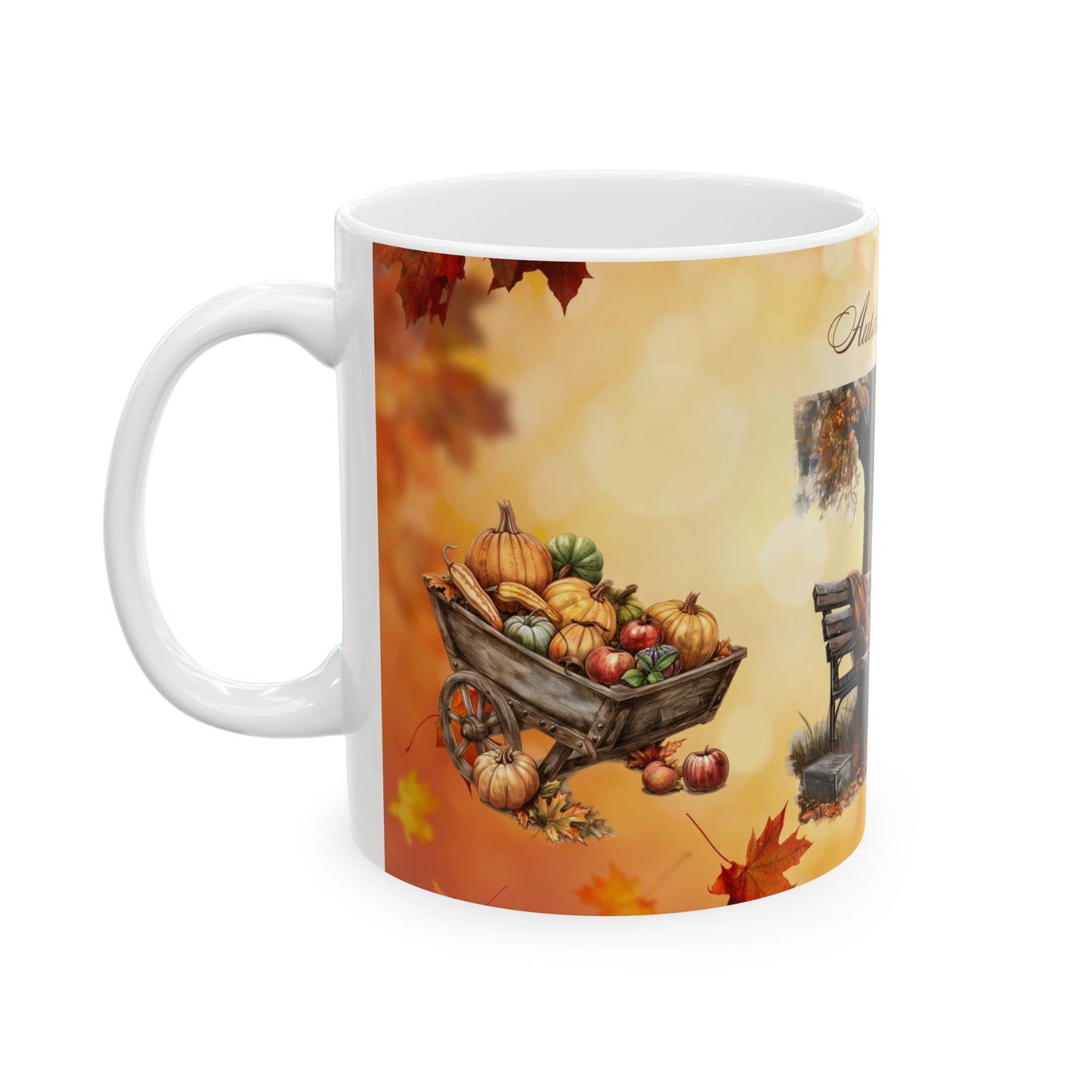 Autumn Bliss Ceramic Mug, (11oz, 15oz)