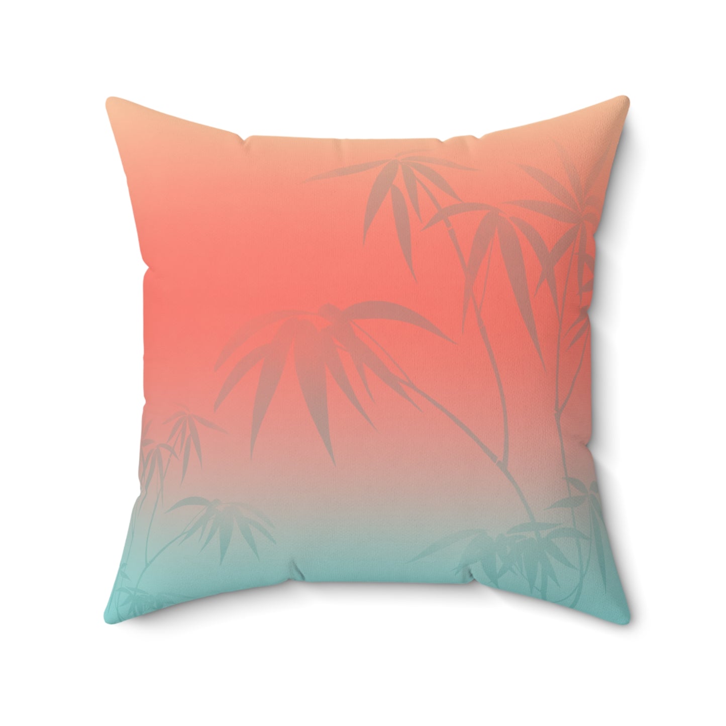 TropiCalm Bamboo Sunset Decorative Pillow