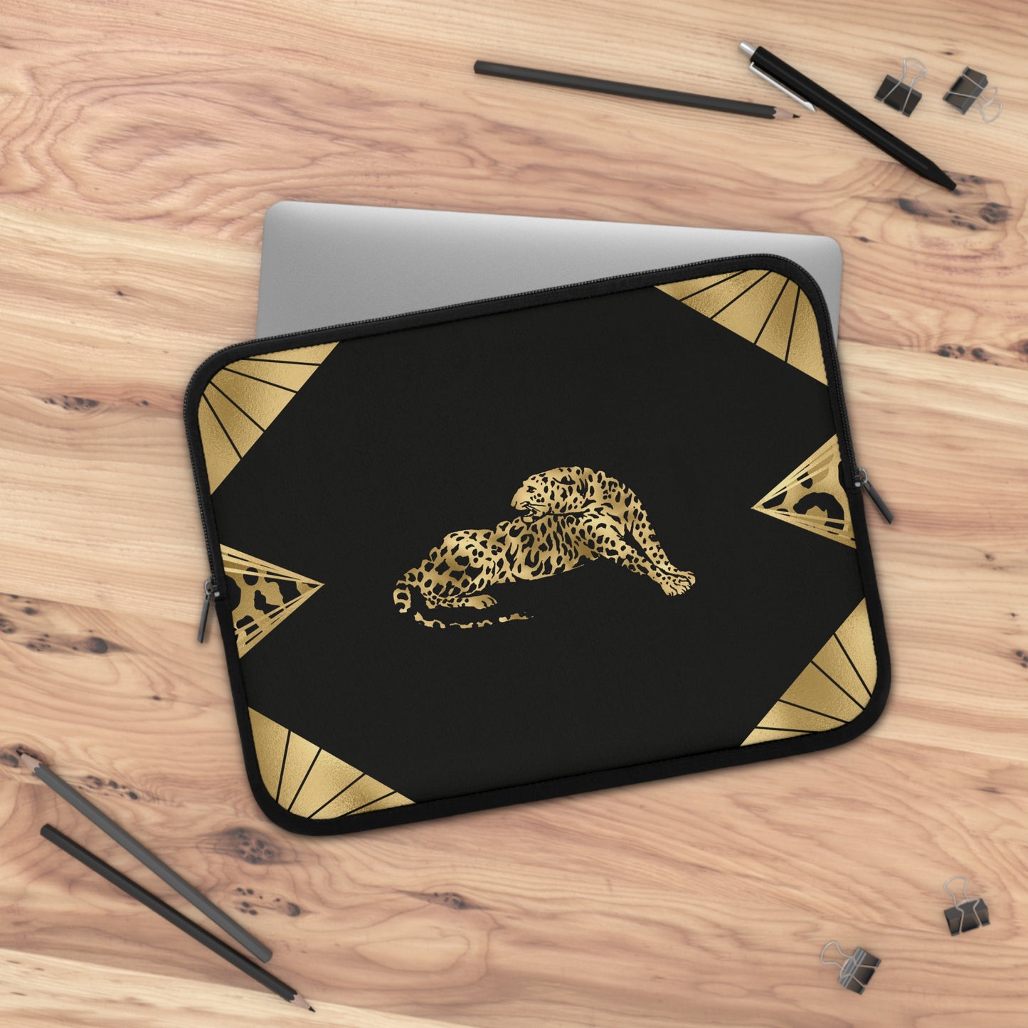 Leopard Ambition Laptop Sleeve