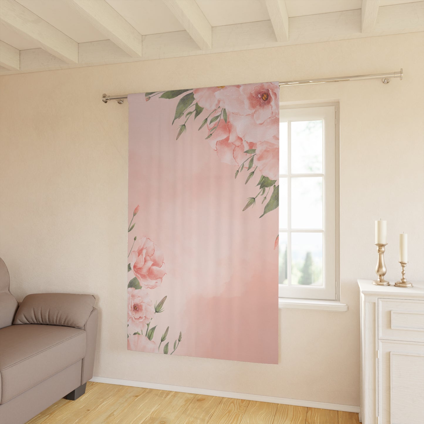 Peachy Keen Blackout Window Curtains (1 Piece)