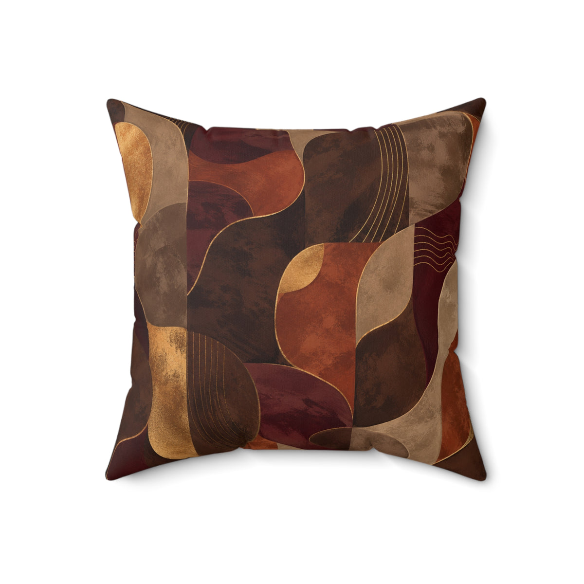 Ember & Earth — Warm Earthtone Decorative Throw Cushion