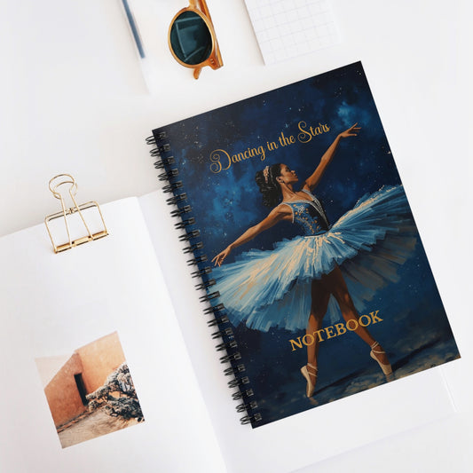 Dancing in the Stars 1 Spiral Notebook - Ruled Line