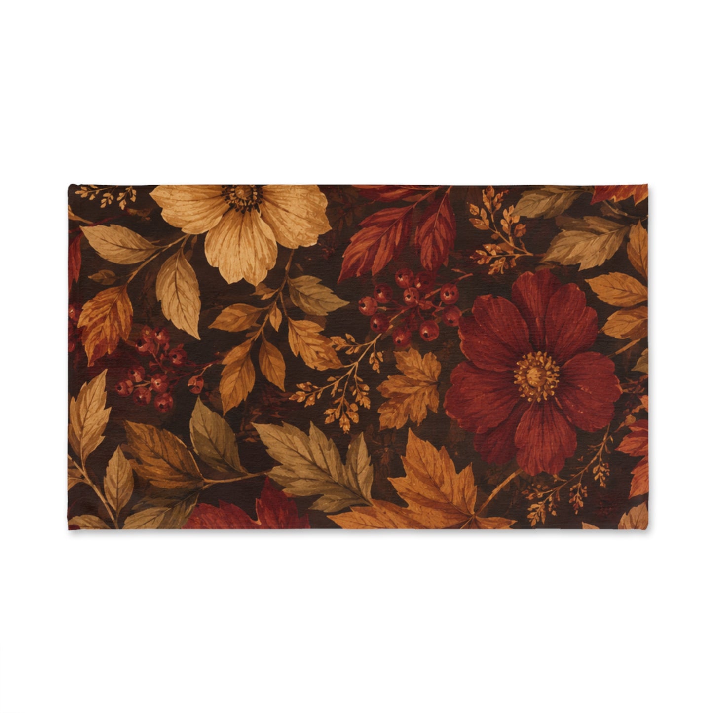 Rustic Fall Hand Towel — Rust & Mustard Décor