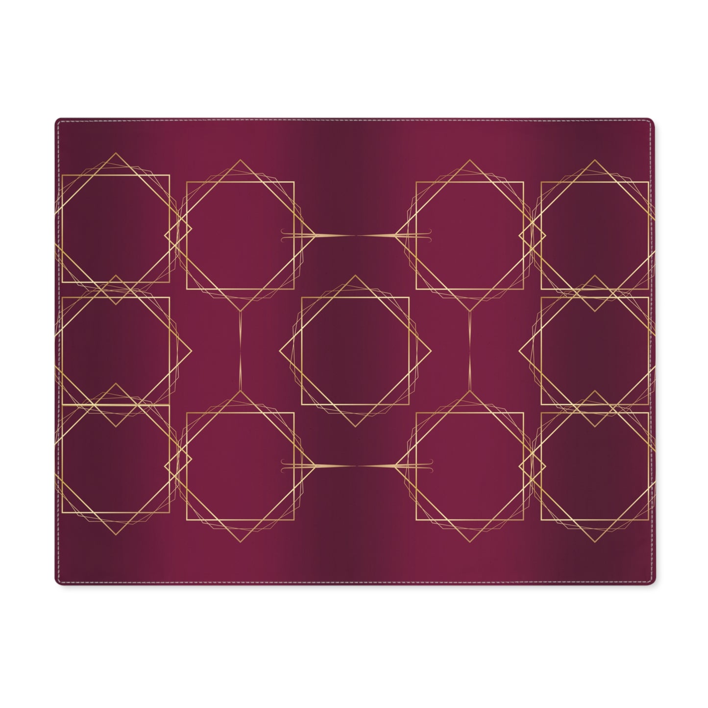 Gilded Elegance (Burgundy) Placemat, 1pc