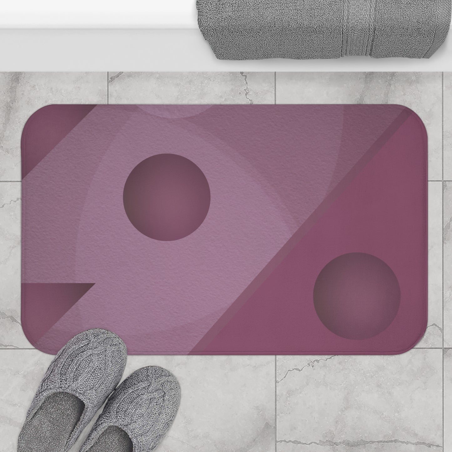 Just Mauve-lous Bath Mat