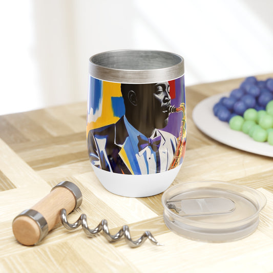 All That Sax Chill Wine Tumbler