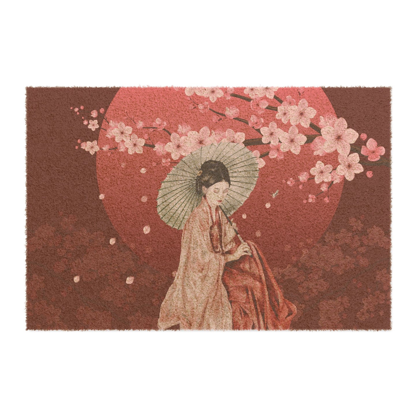 Cherry Blossoms Cherry Moon Doormat