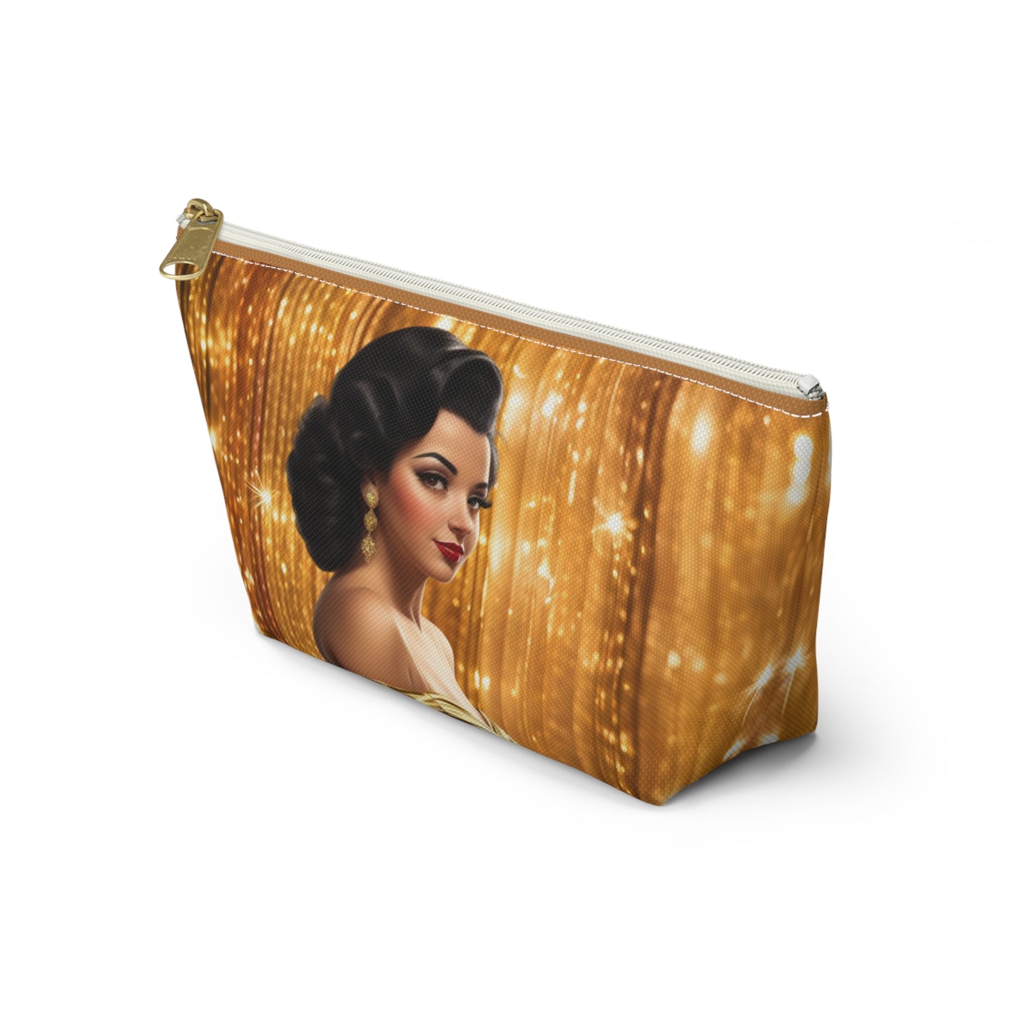 Retro Glam Girl "Ana Maria" Accessory Pouch w T-bottom