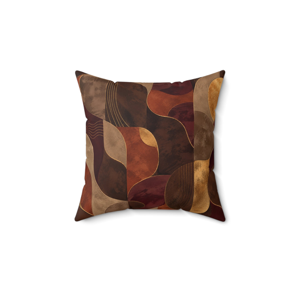 Ember & Earth — Warm Earthtone Decorative Throw Cushion