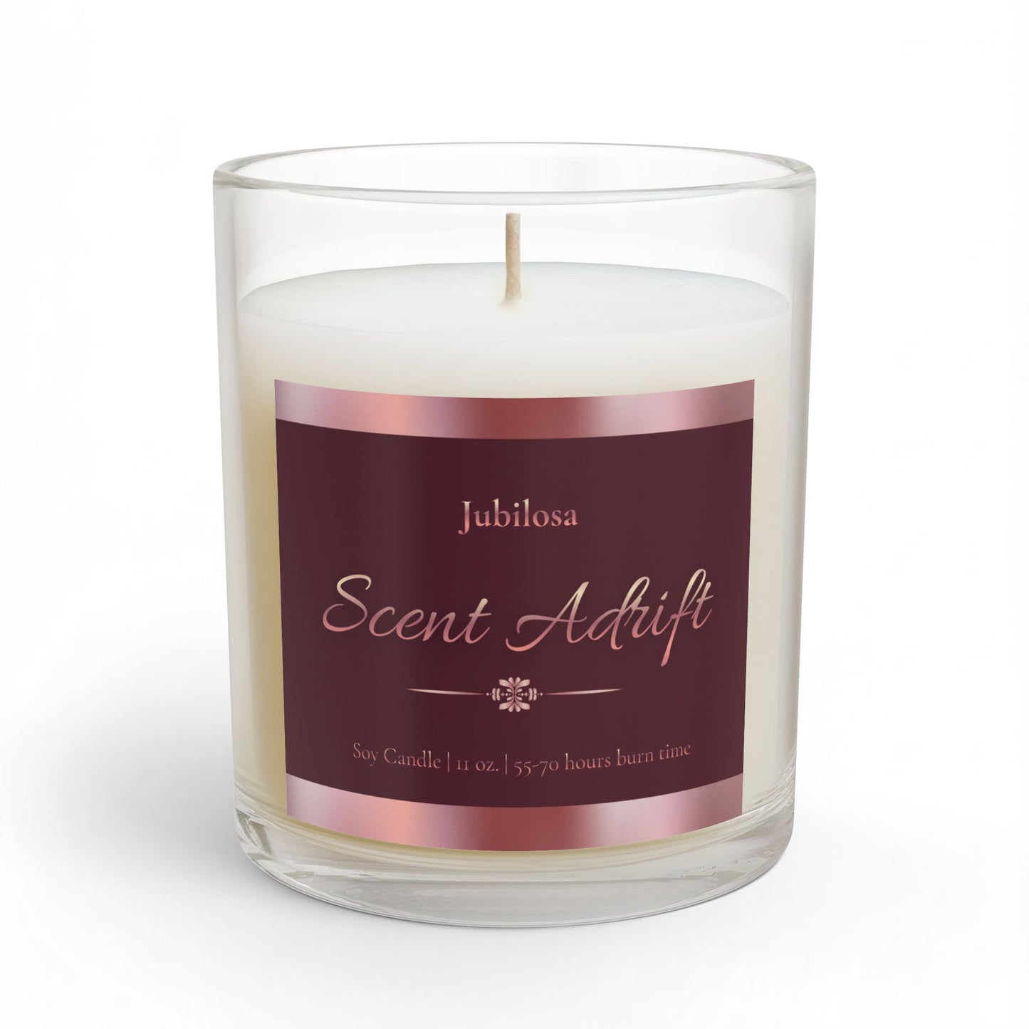 Scent Adrift Glass Candle, 11oz
