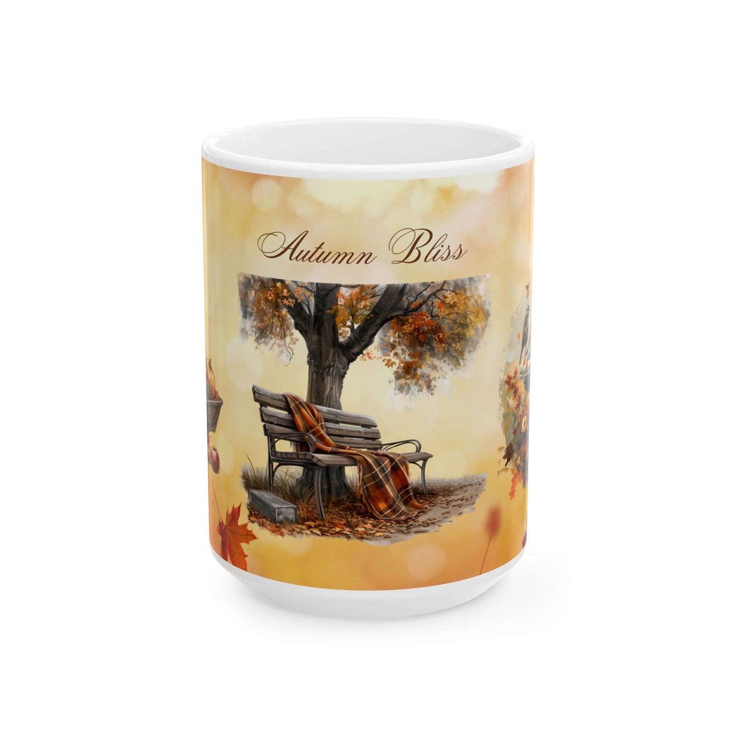 Autumn Bliss Ceramic Mug, (11oz, 15oz)