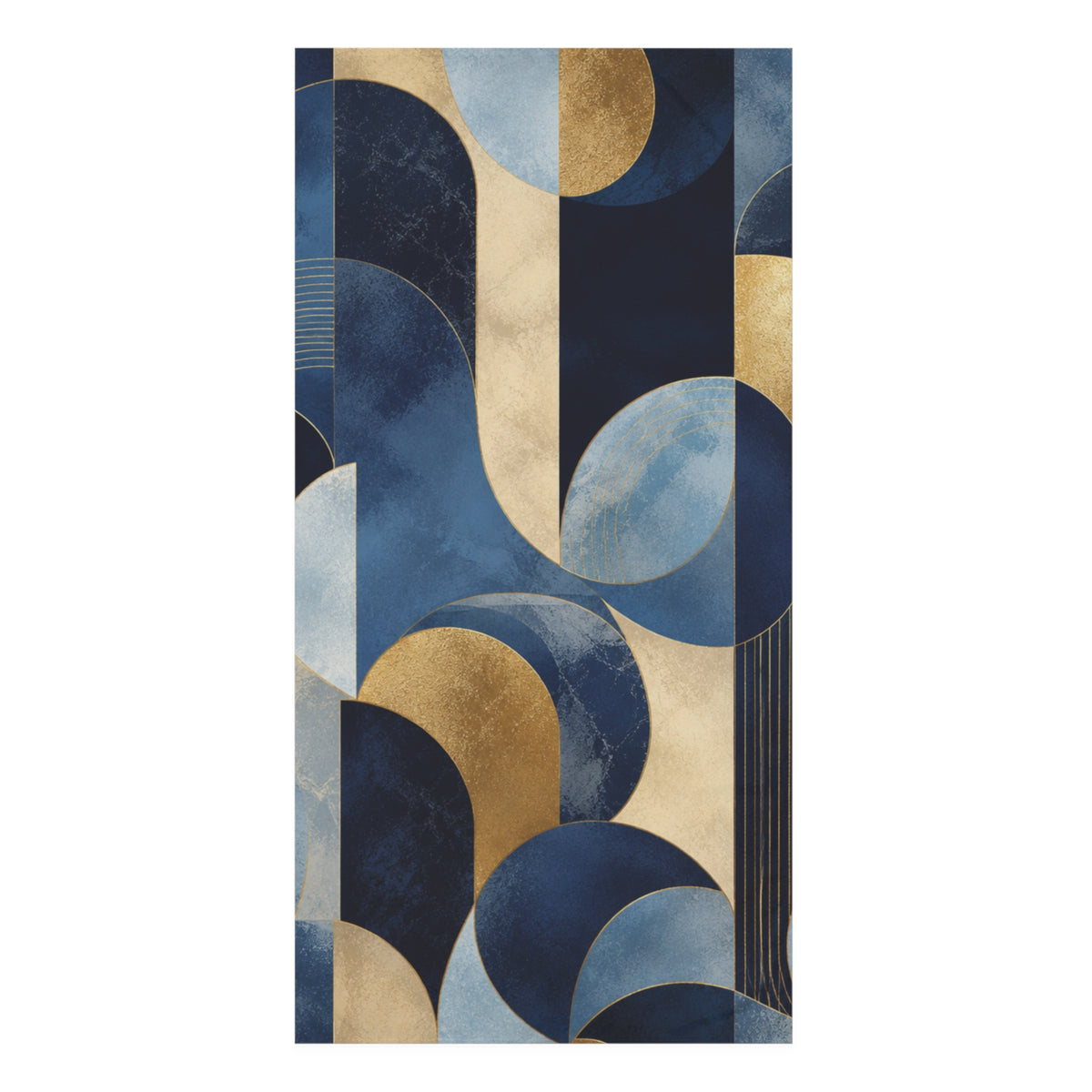 Azure Opulence Mink-Cotton Towel