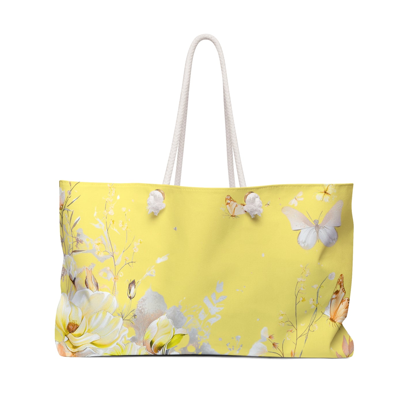 Canary Floral Weekender Bag — Spring Beach Travel Tote