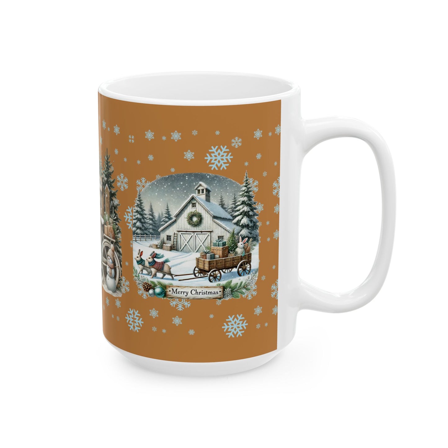 Merry Christmas 2 Ceramic Mug, (11oz, 15oz)