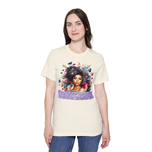 Portrait Graphic T-Shirt — "In The Journey" Inspirational Women’s Tee