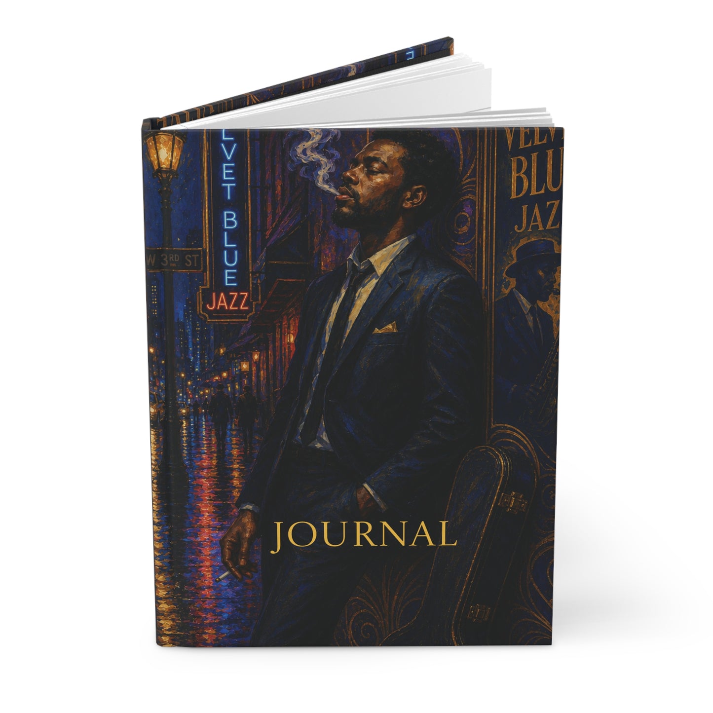 After the Gig Hardcover Journal — Jazz Musician Notebook