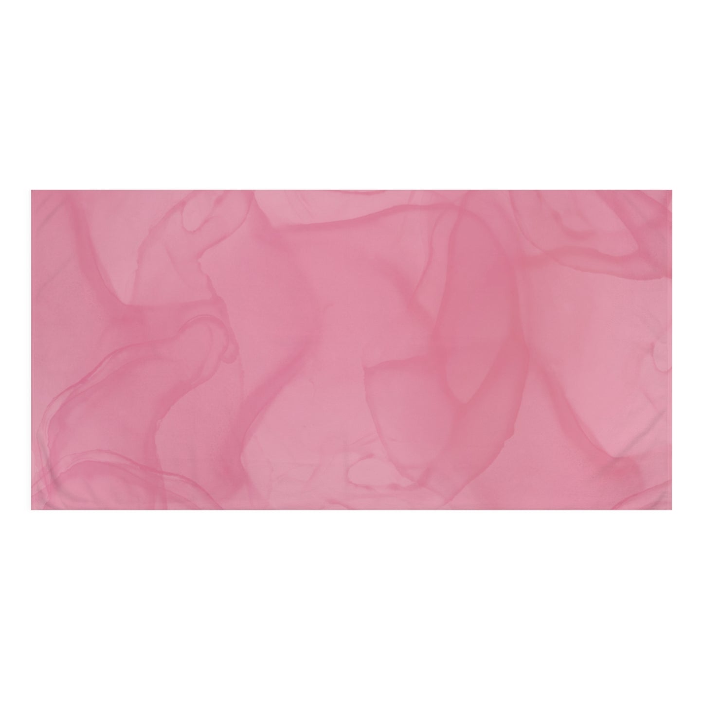 Blush Pink Beach Towel — Soft Mink-Cotton Swirl Design