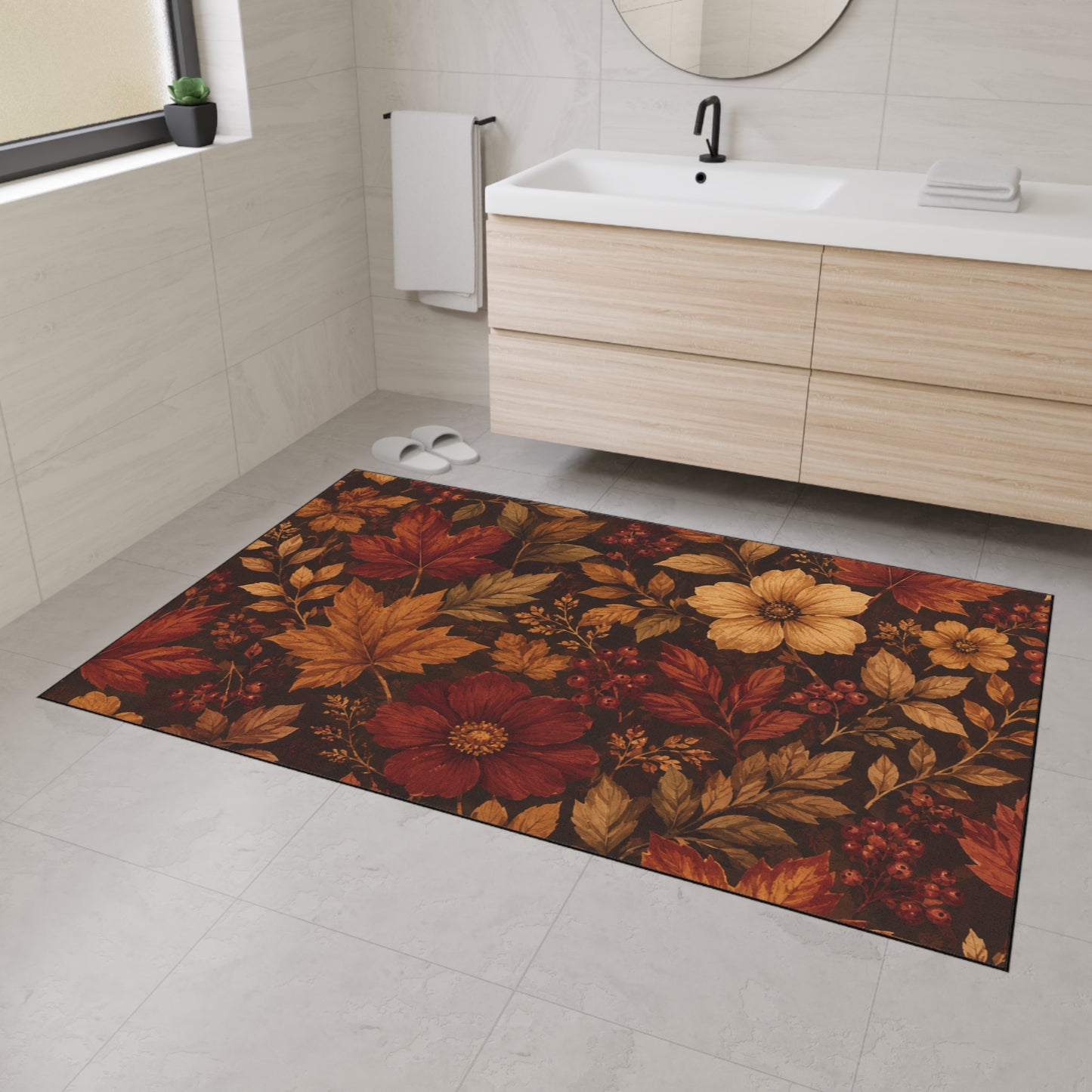 Rustic Fall Heavy Duty Floor Mat