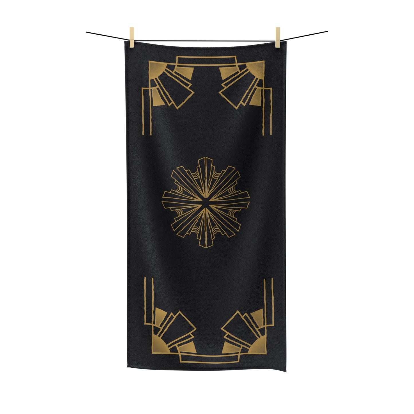 Midnight Luxe (Ebony) Polycotton Towel