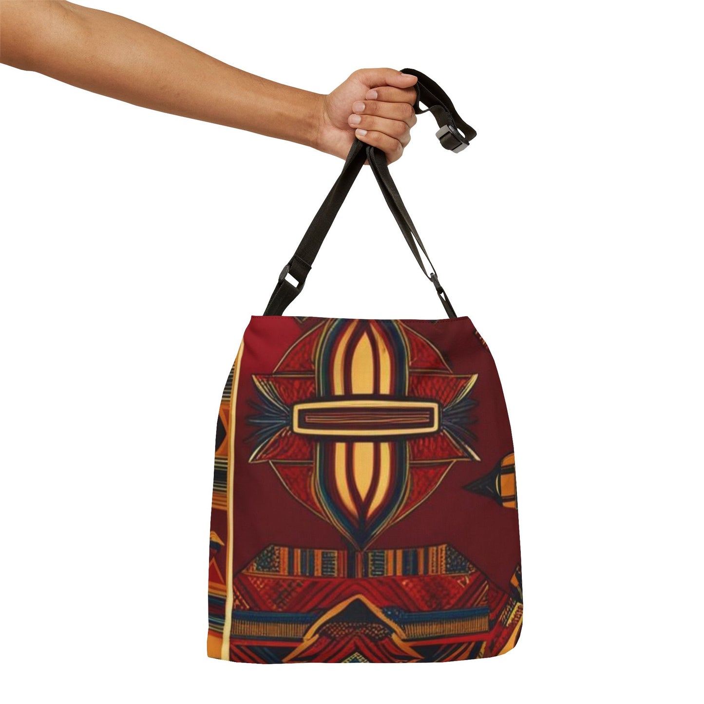 African Canvas 1 Adjustable Tote Bag (AOP)