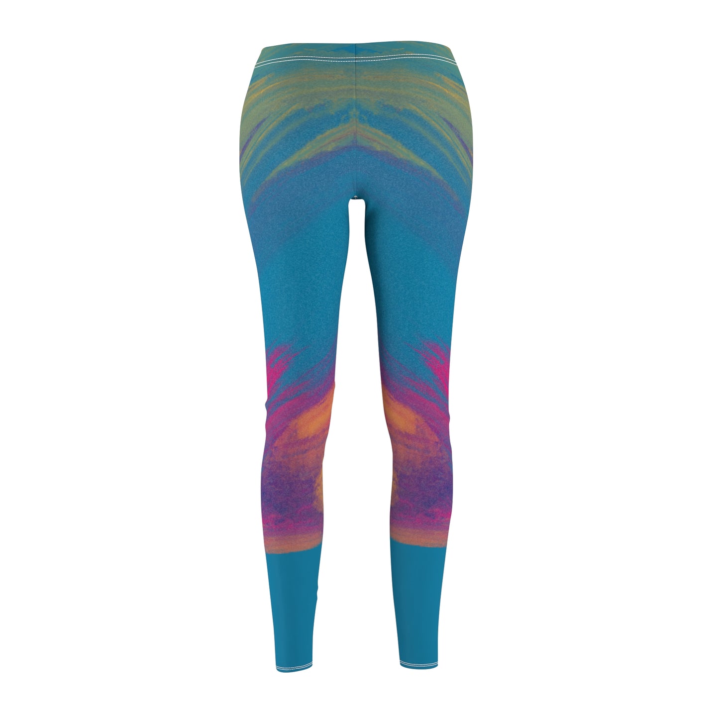 Color Splash Women's Cut & Sew Casual Leggings (AOP)