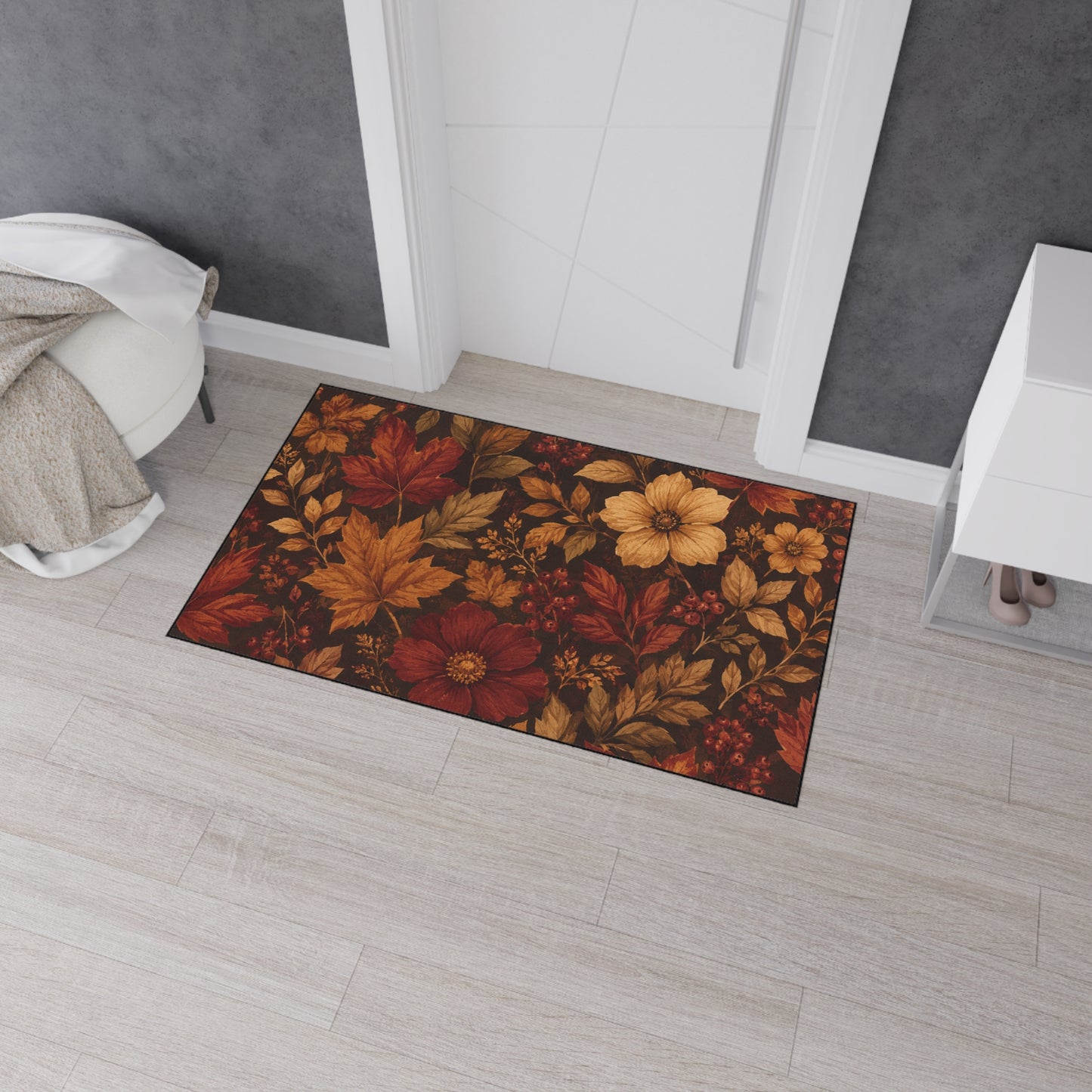 Rustic Fall Heavy Duty Floor Mat