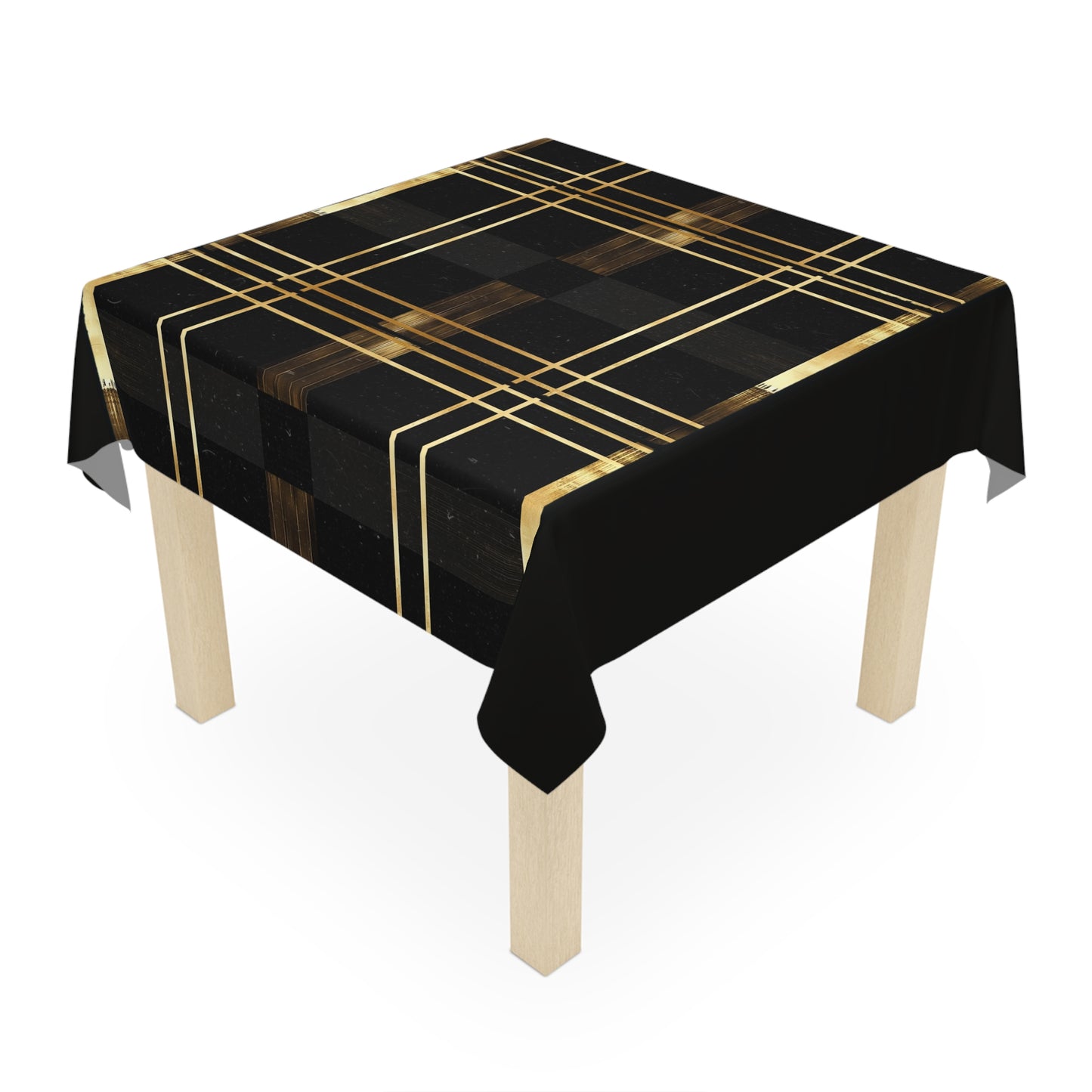 Noir & Gold Glam Tablecloth