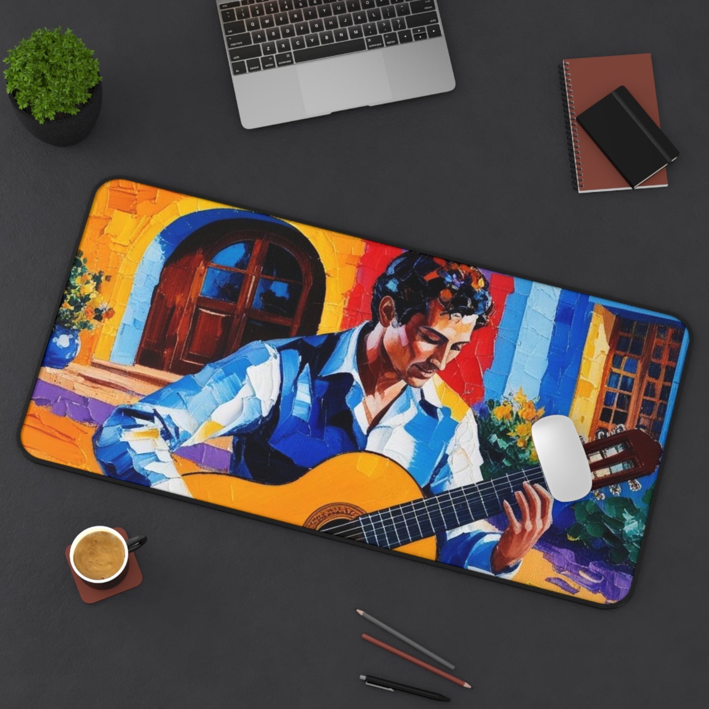 Spanish Guitar Desk Mat