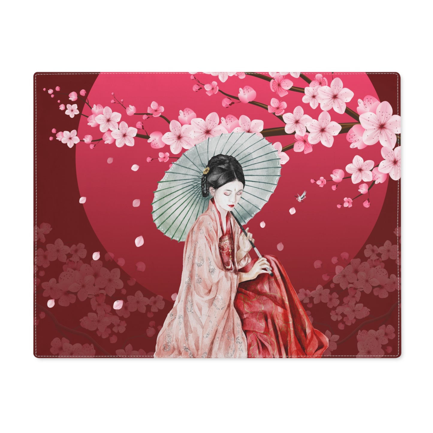 Cherry Blossoms Cherry Moon Placemat, 1pc