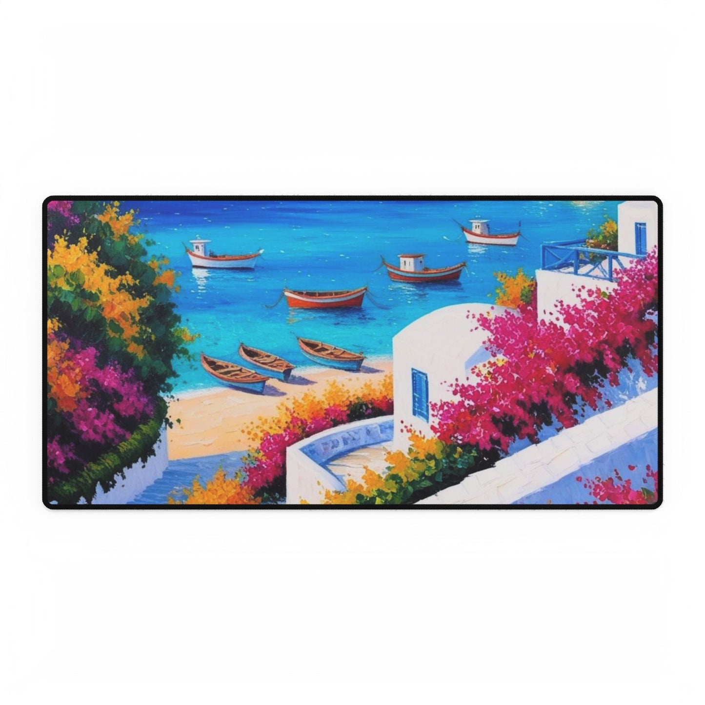 Grecian Seaside Desk Mats