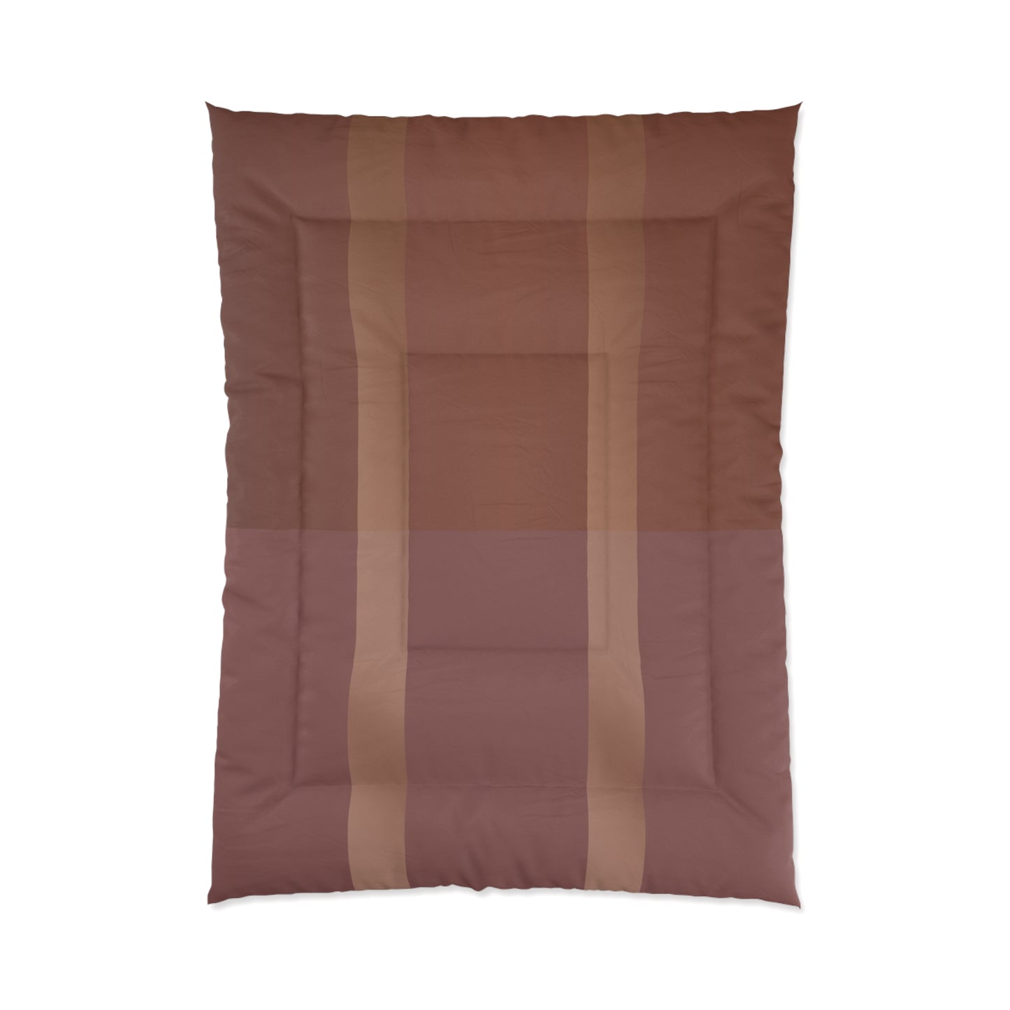 Down to Earthtone Stripe Comforter – Brown Cozy Plaid Bedding