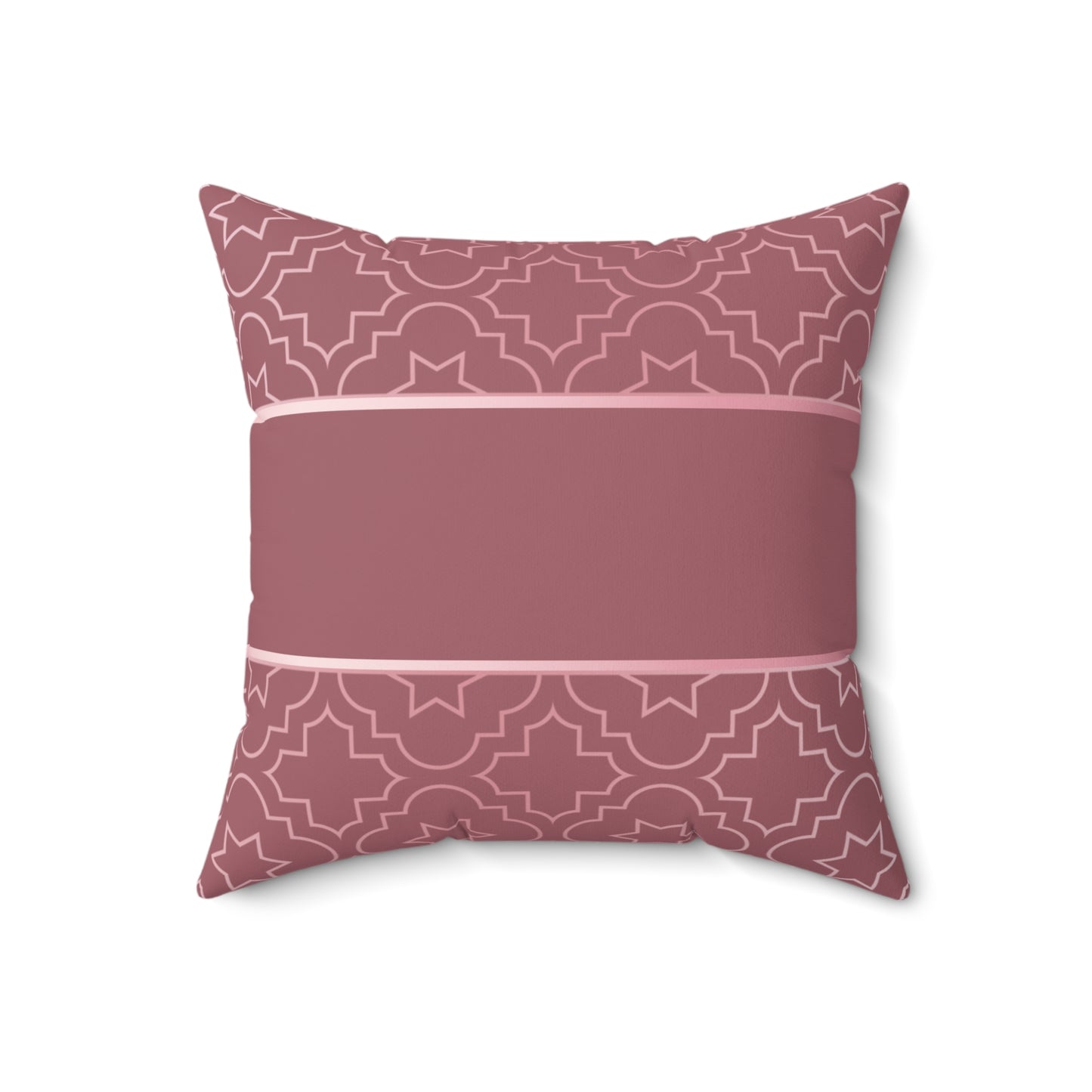 Blush of Rose Square Pillow