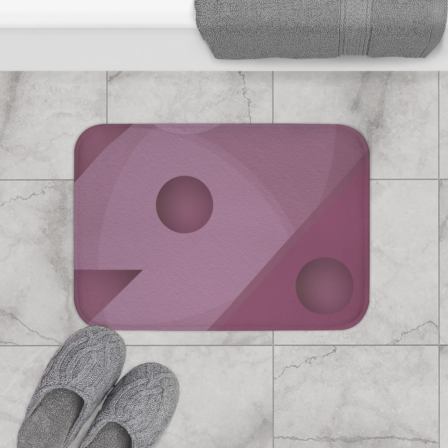 Just Mauve-lous Bath Mat