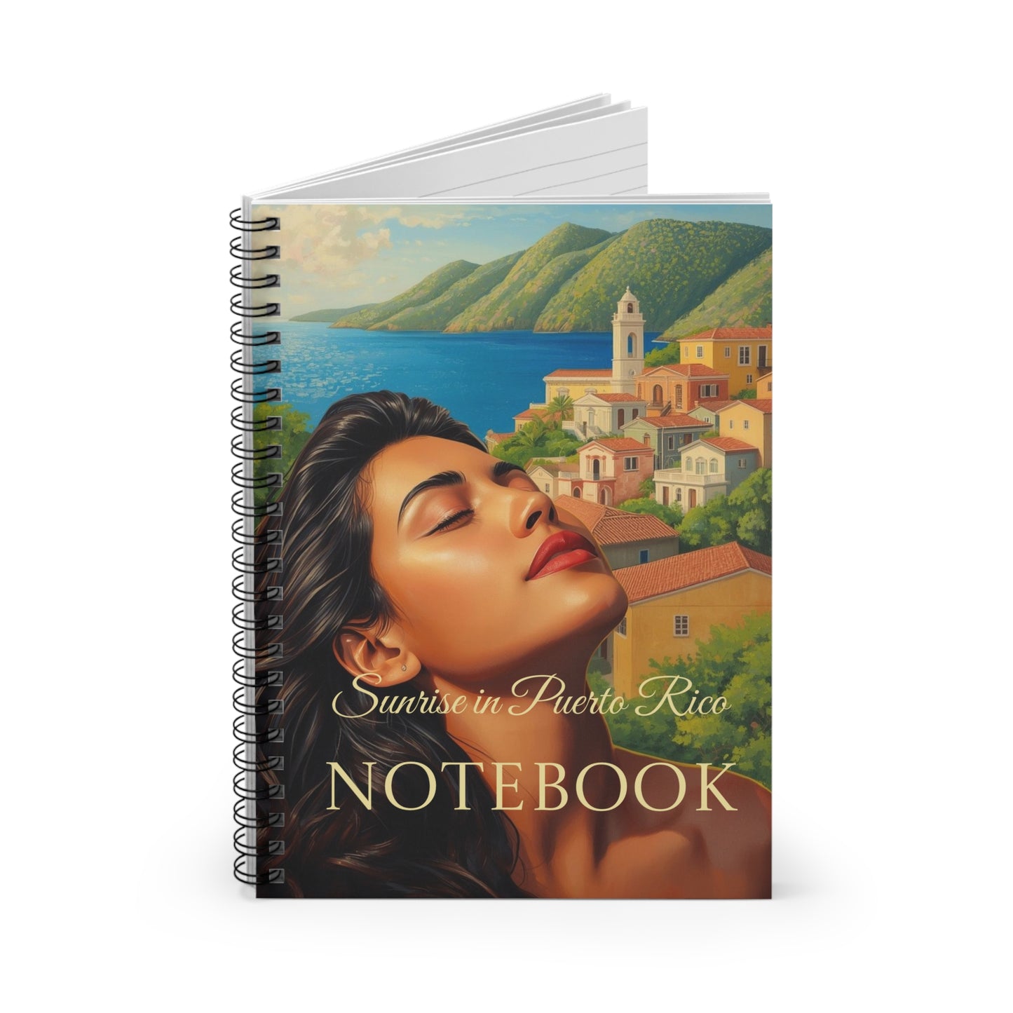 Sunrise in Puerto Rico Spiral Notebook - Ruled Line