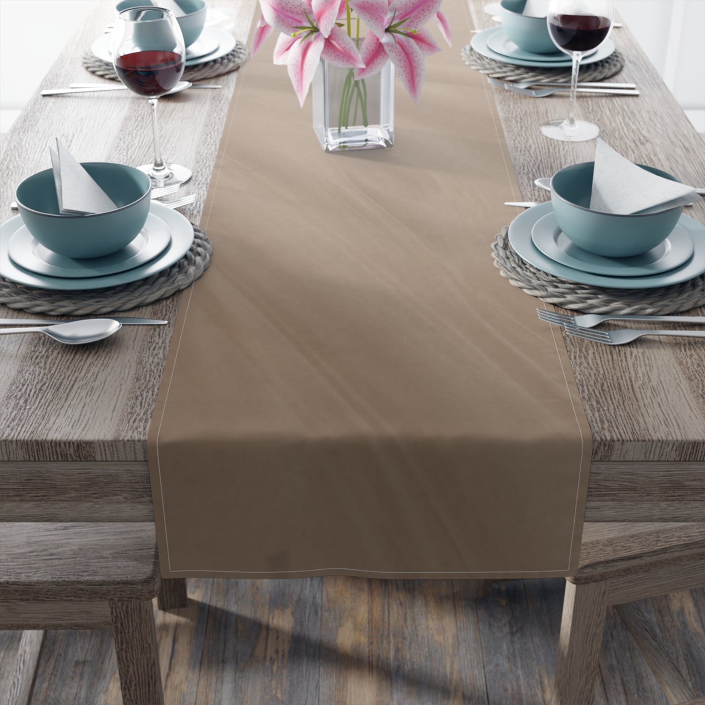Mocha Bliss Table Runner (Cotton, Poly)