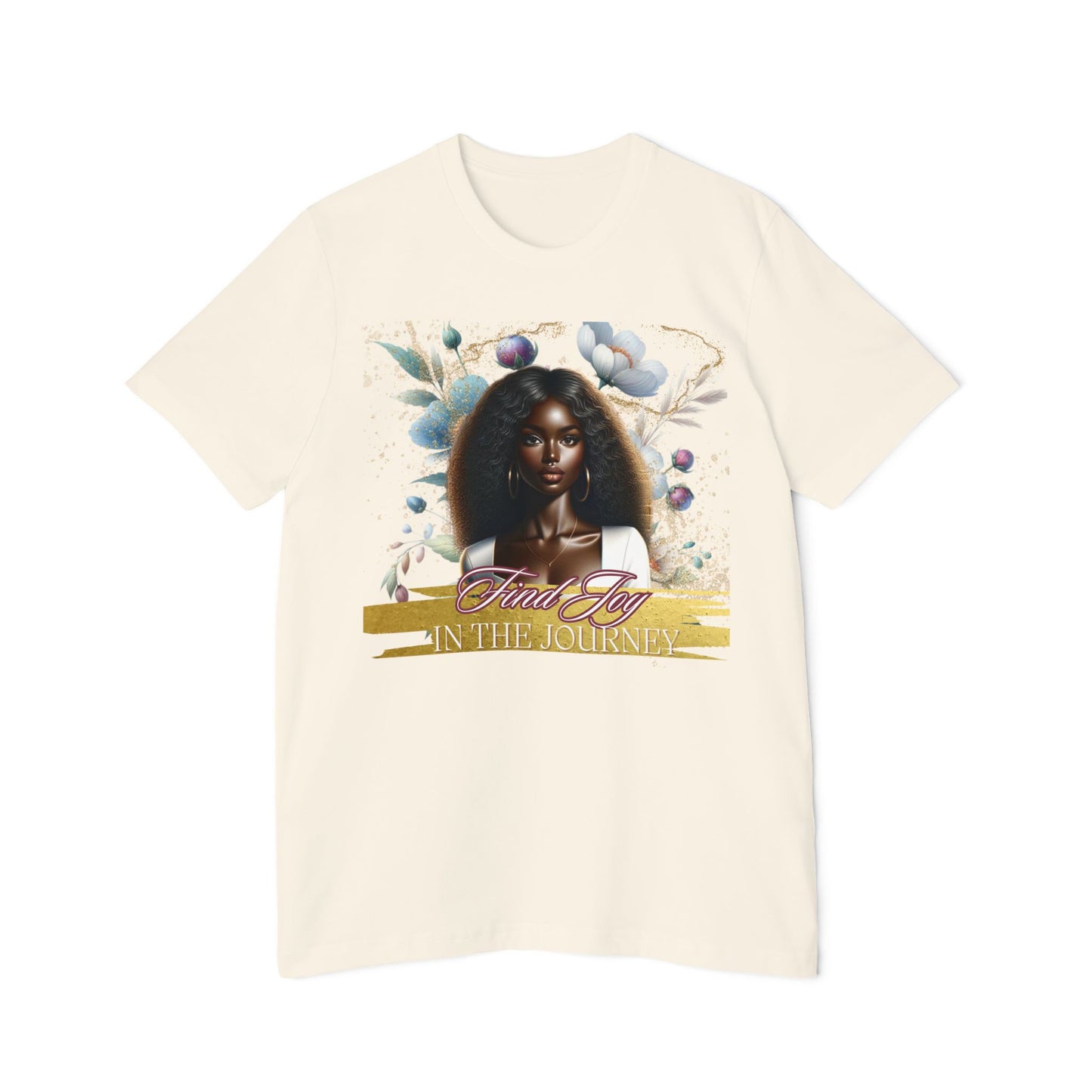 Portrait Graphic T-Shirt 'Find Joy in the Journey' Tee