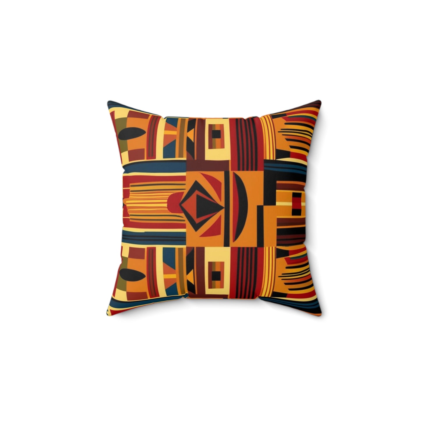 African Canvas 2 Spun Polyester Square Pillow