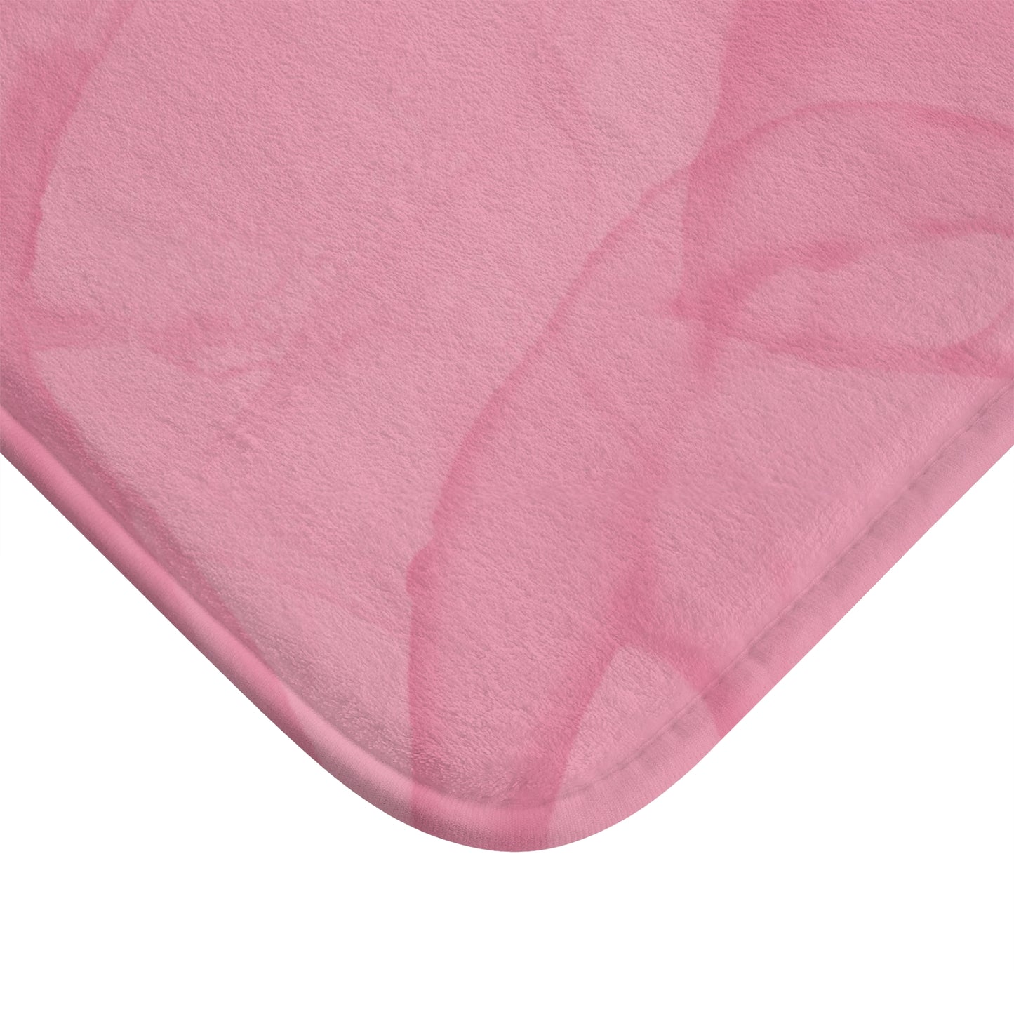 Blush Pink Bath Mat – Soft Plush Bathroom Rug