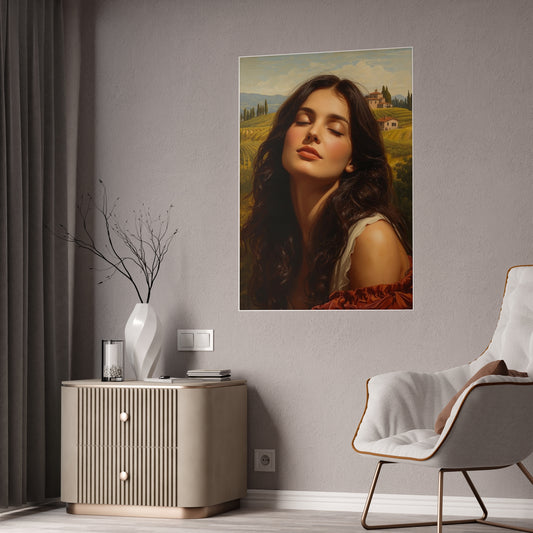 Sunrise in Tuscany Gloss Posters