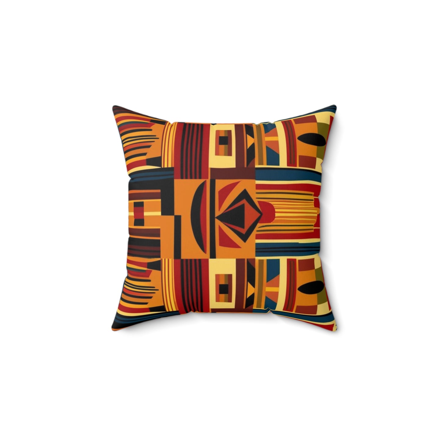 African Canvas 2 Spun Polyester Square Pillow