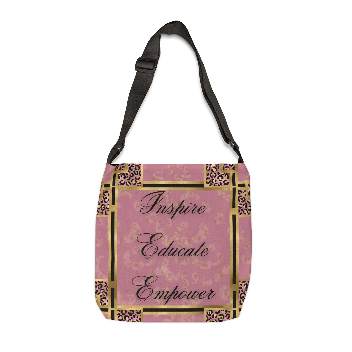 Inspire & Educate Adjustable Tote Bag (AOP)
