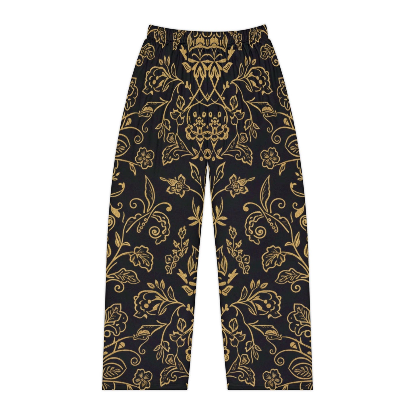 Midnight Filigree Women's Pajama Pants (AOP)