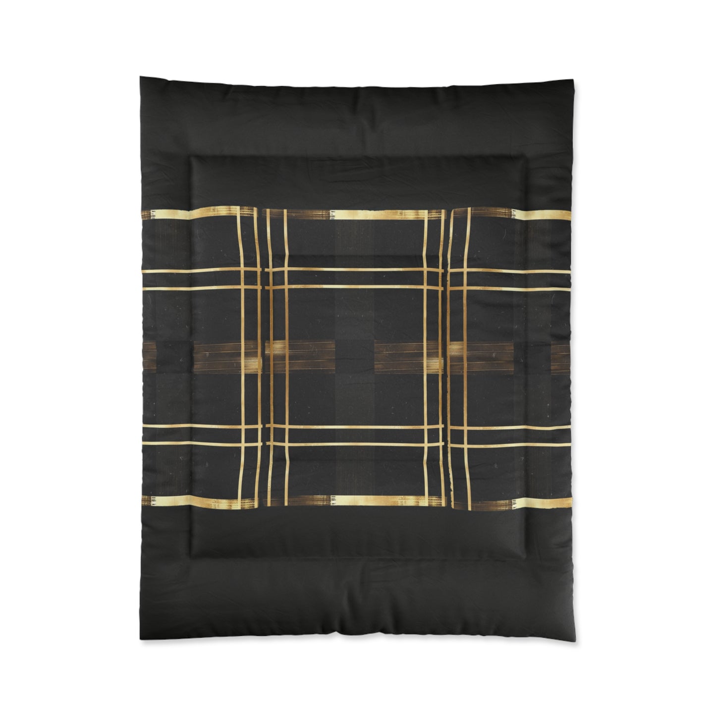 Noir and Gold Glam Comforter