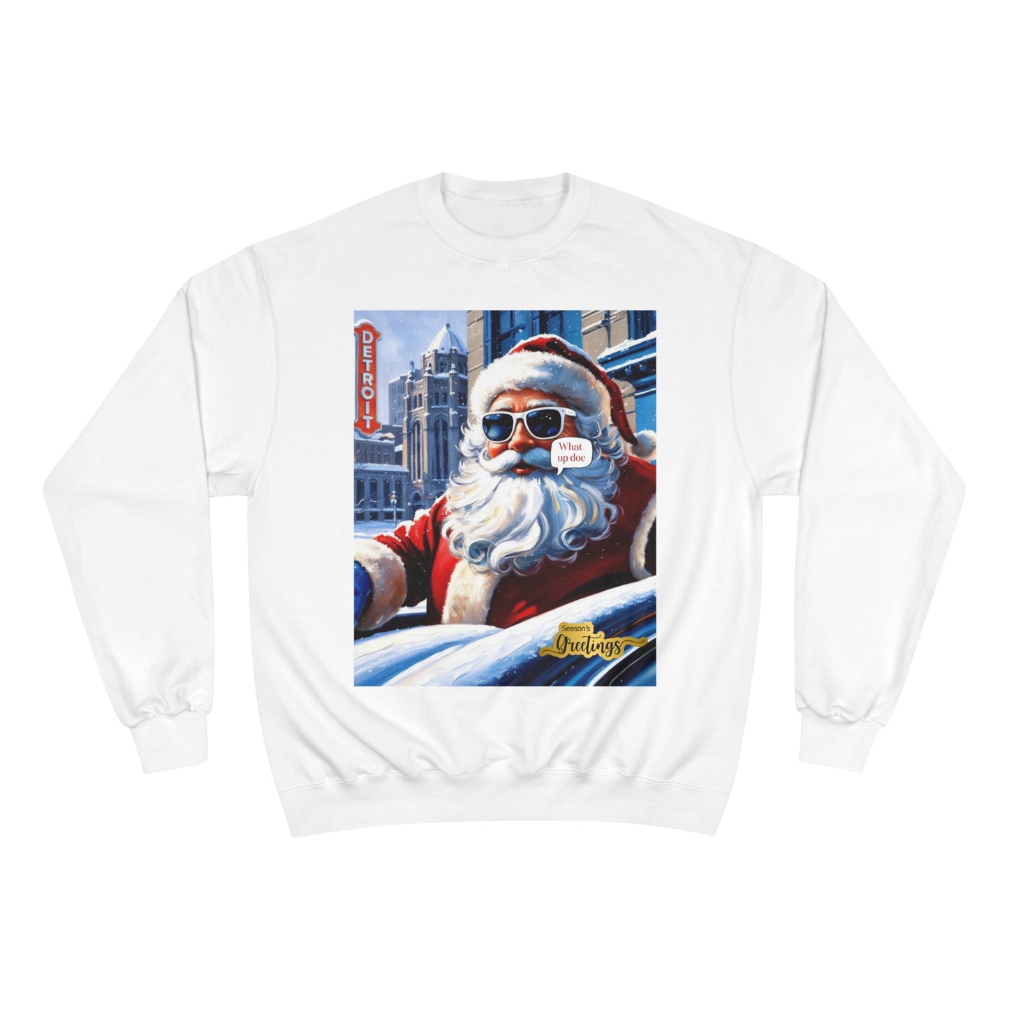 Motor City Santa Champion Sweatshirt